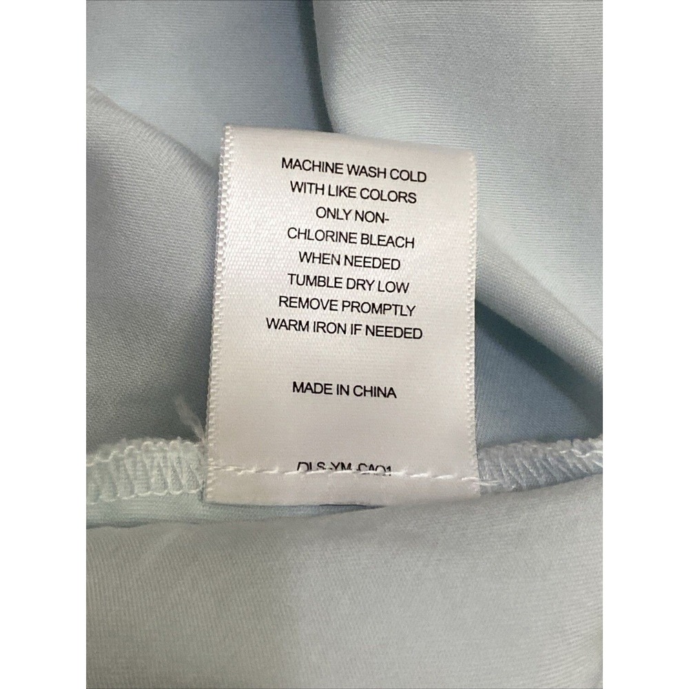 "a loves a" Light Blue Denim Off Shoulder Maxi Dress with Belt - Picture 11 of 12